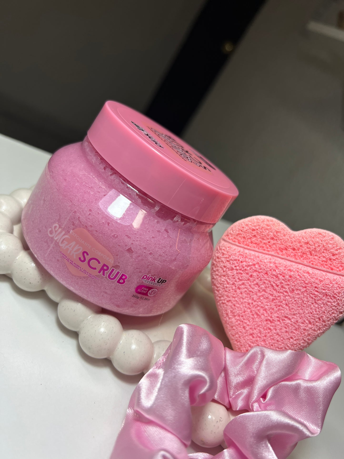 Pink up Sugar Scrub Exfoliante Rosa (no Incluye decoración )