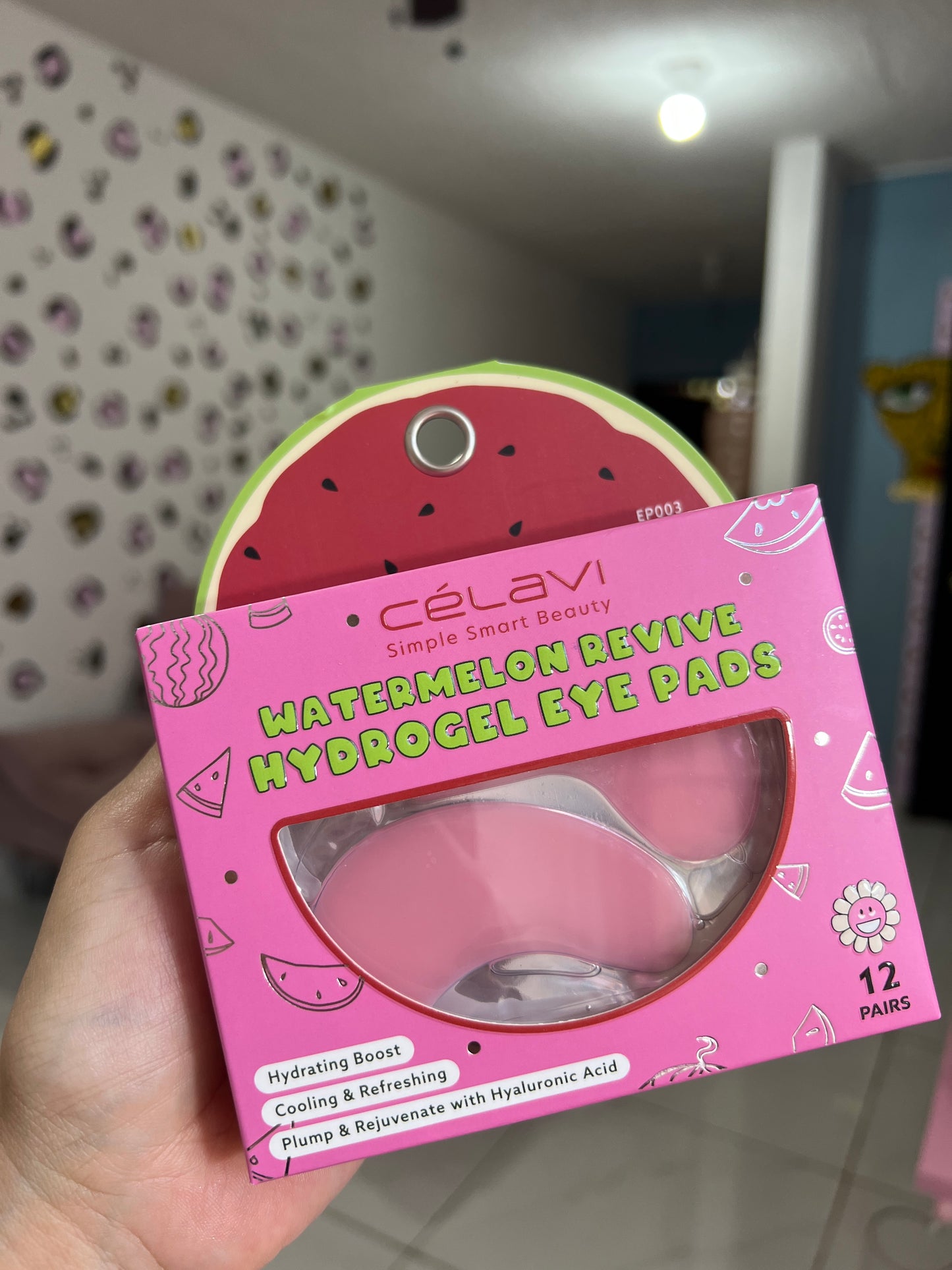 Celavi Melon Parches Hidrogel con Ácido Hialuronico 12 Pares