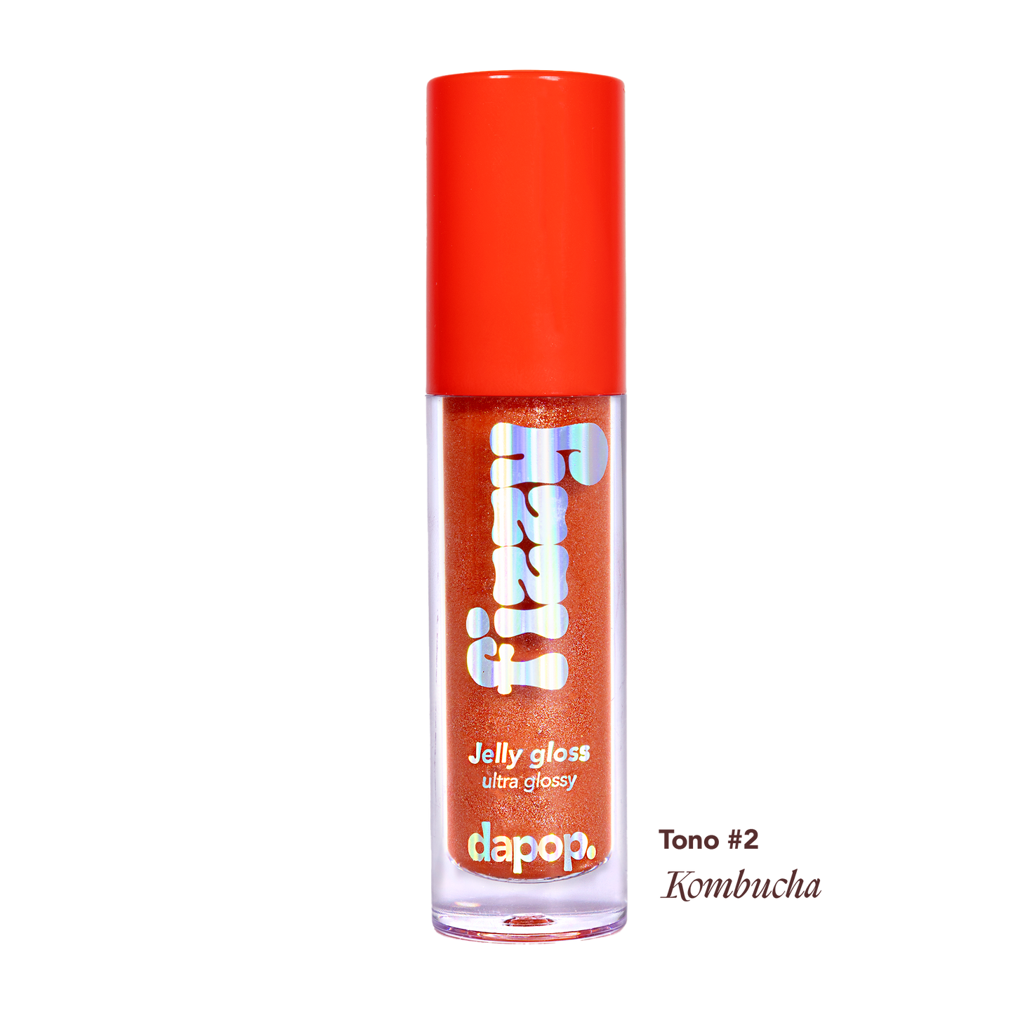 Dapop Fizzy Lip Gloss Tono KOMBUCHA