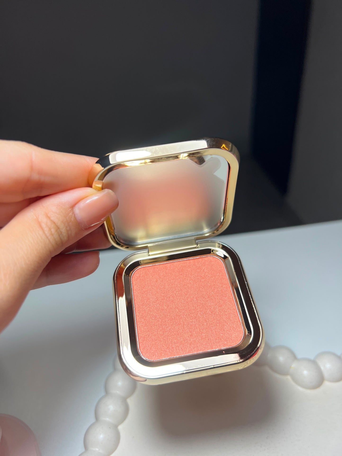 Atenea Rubor en Polvo Incluye Espejo Tono Peach Melba