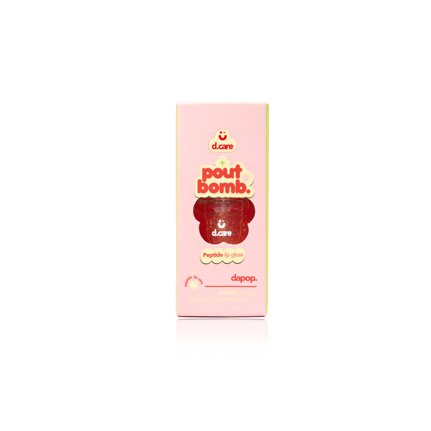 Dapop D ü Care  Pout Bomb Lip Gloss con Peptidos Tono Kpop 01