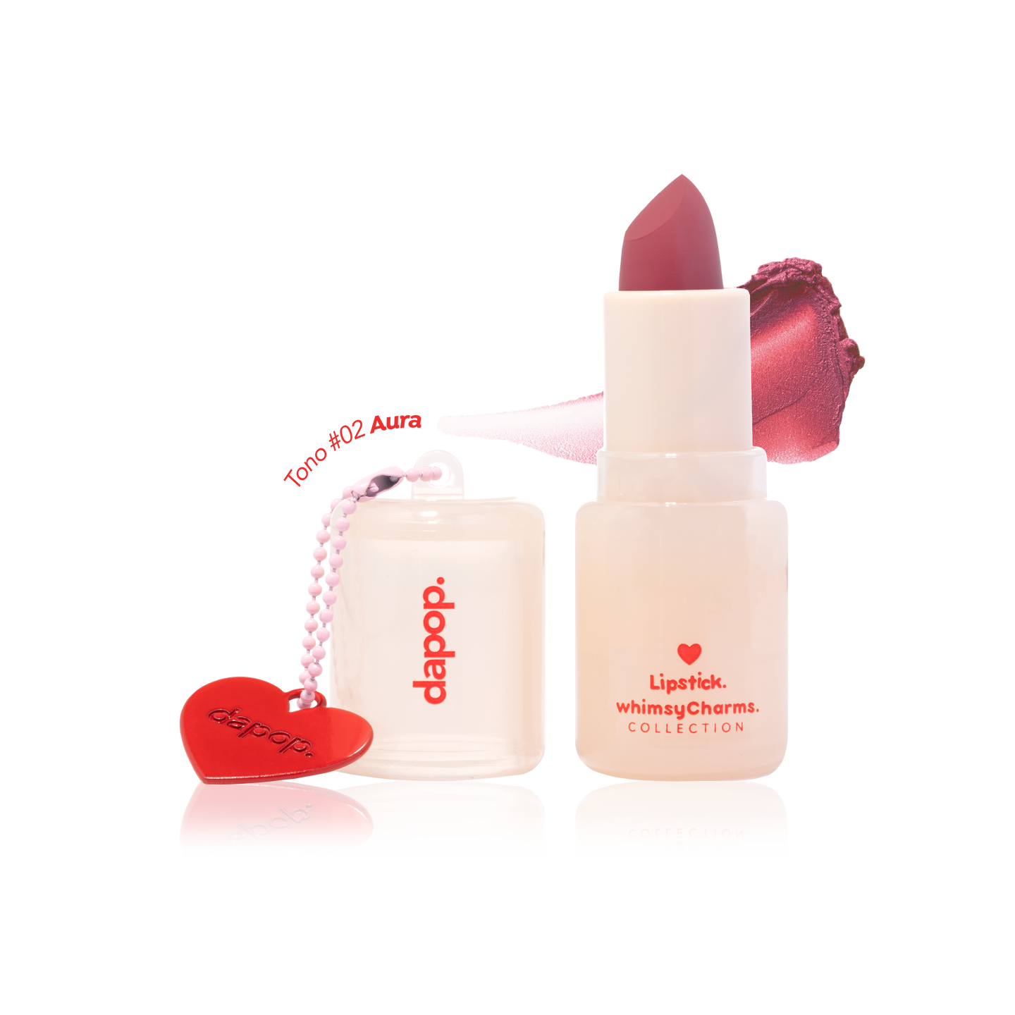 Dapop ✨Whimsy Charms lipstick✨Labial en barra TONO #2 AURA