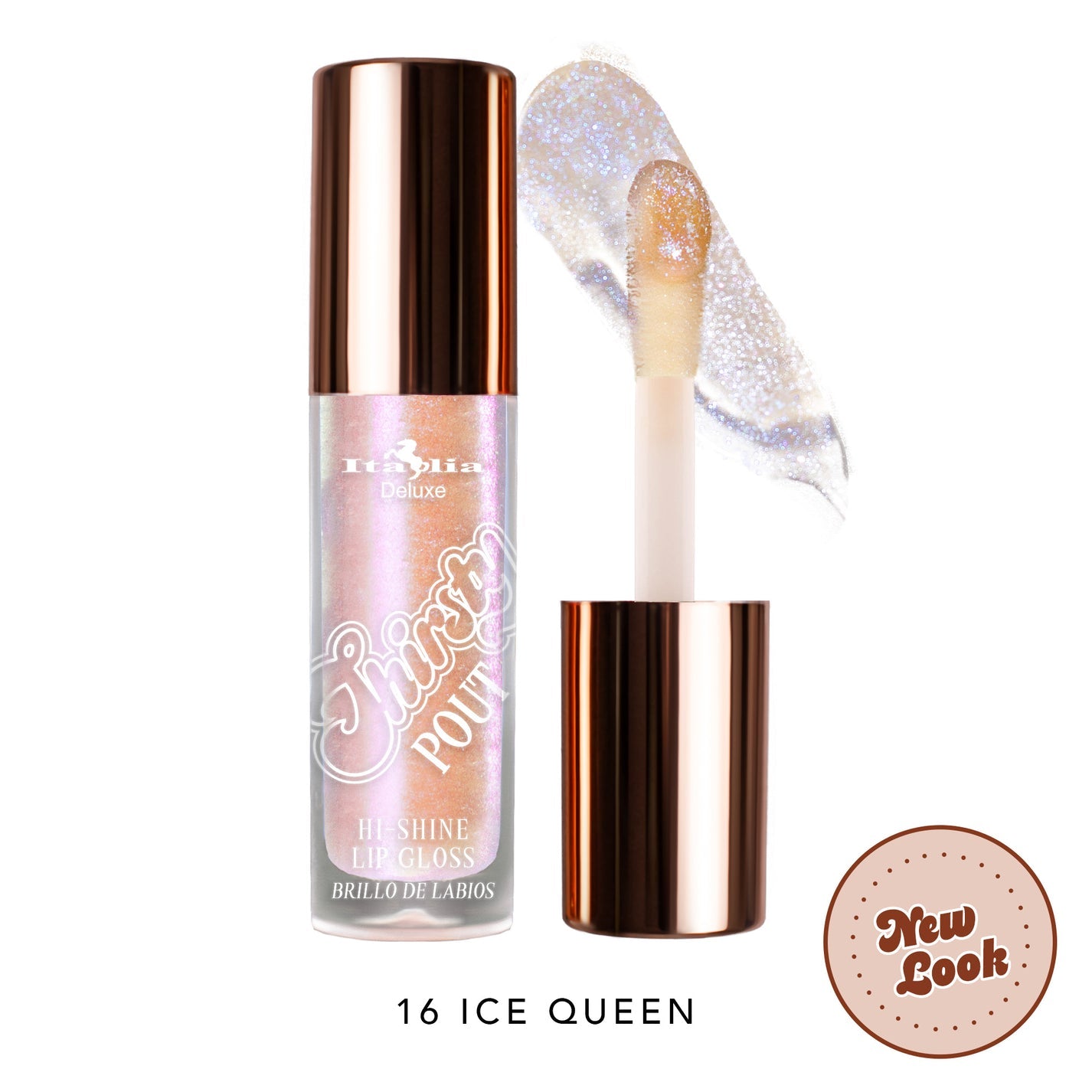 Italia Deluxe Thristy Pout Lip Gloss ICE QUEEN