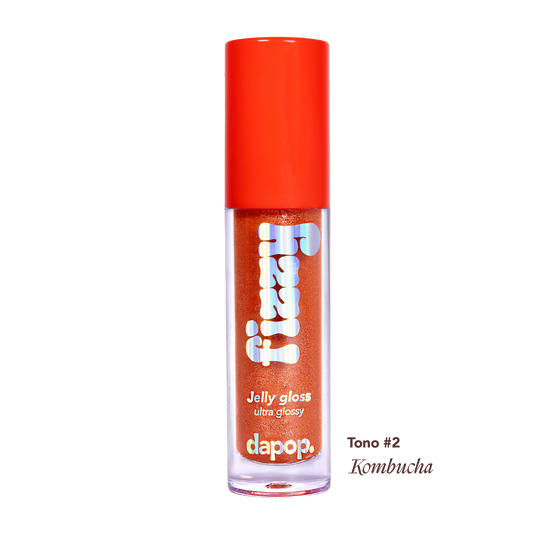 Dapop Fizzy Lip Gloss Tono KOMBUCHA