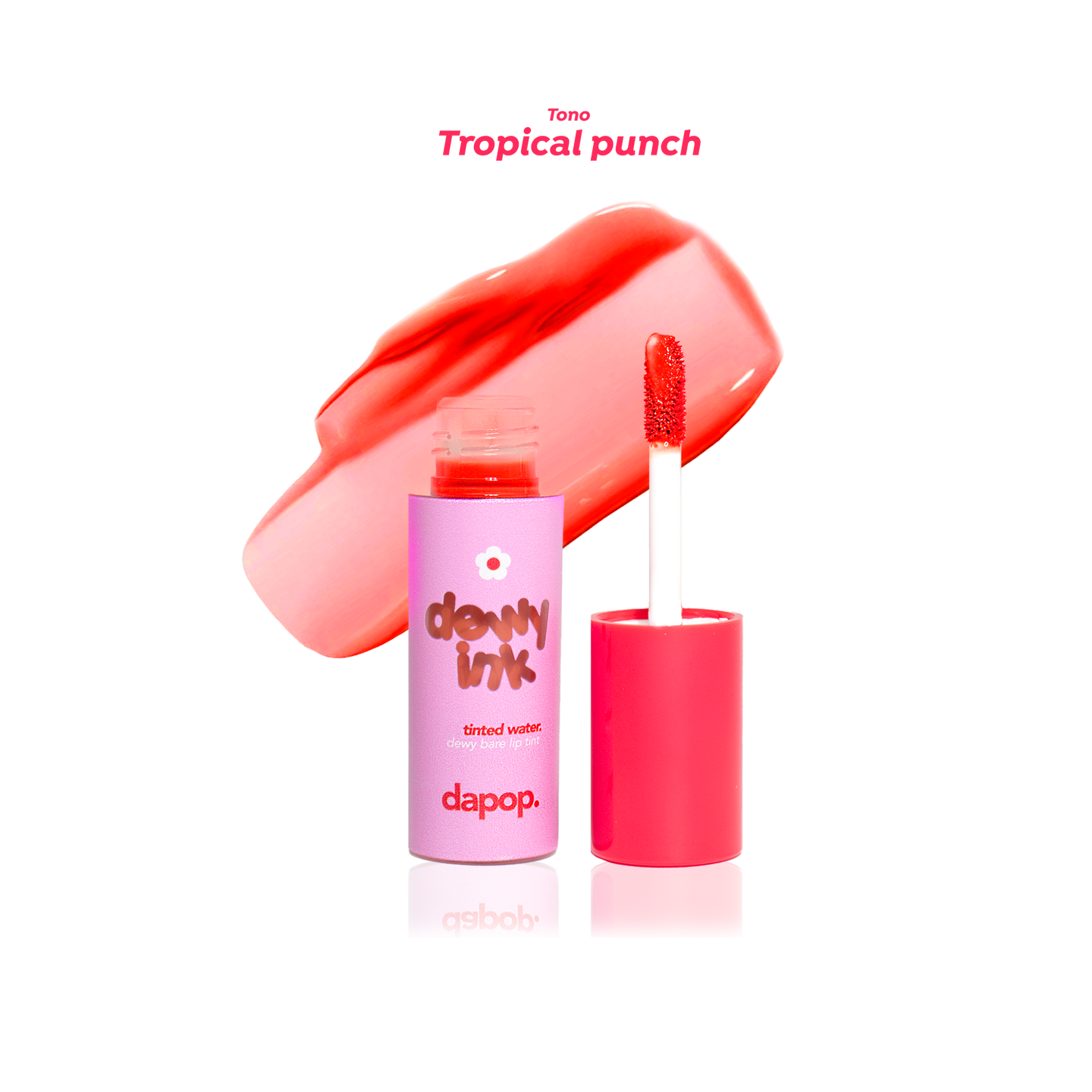 Dapop  Dewy Ink Tinta Húmeda  Para Labios Tono TROPICAL PUNCH #4
