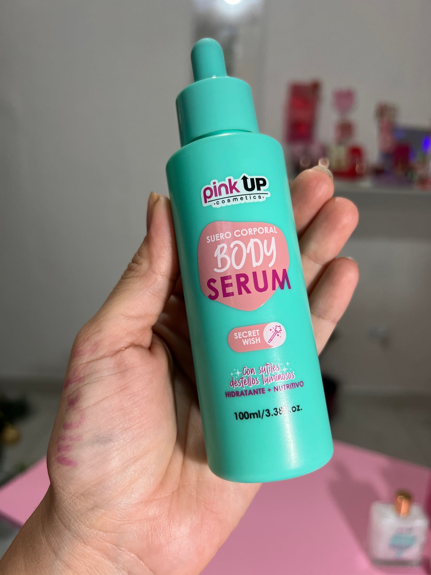 Pink Up Body Serum con Brillos Secrets Wish ✨