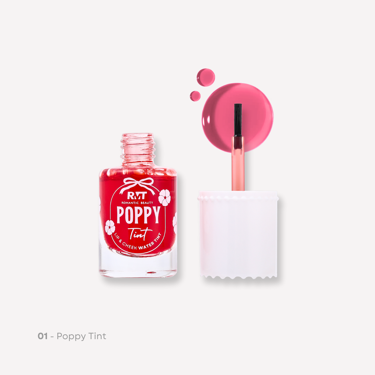 Romantic Beauty Tinted in Bloom Tinta Para Labios Y Mejillas Tono Poppy
