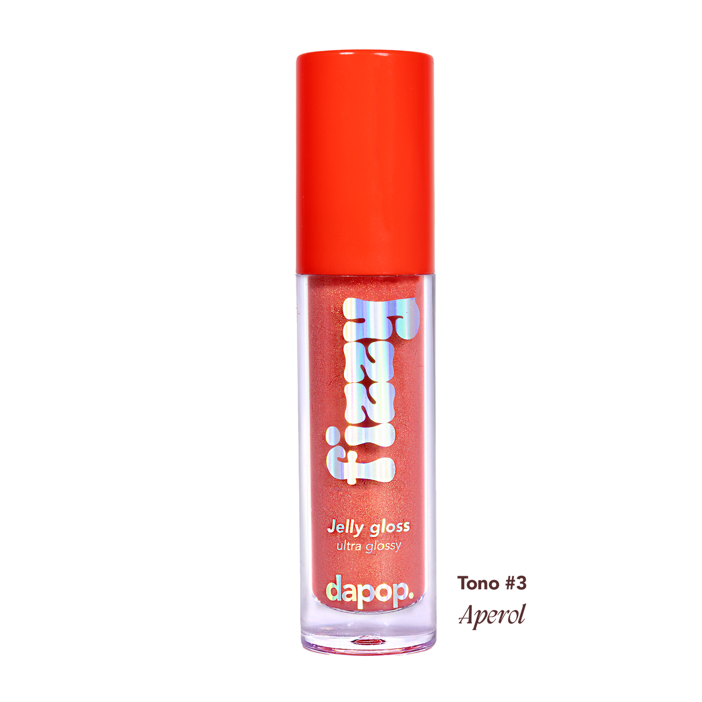 Dapop Fizzy Lip Gloss Tono Aperol
