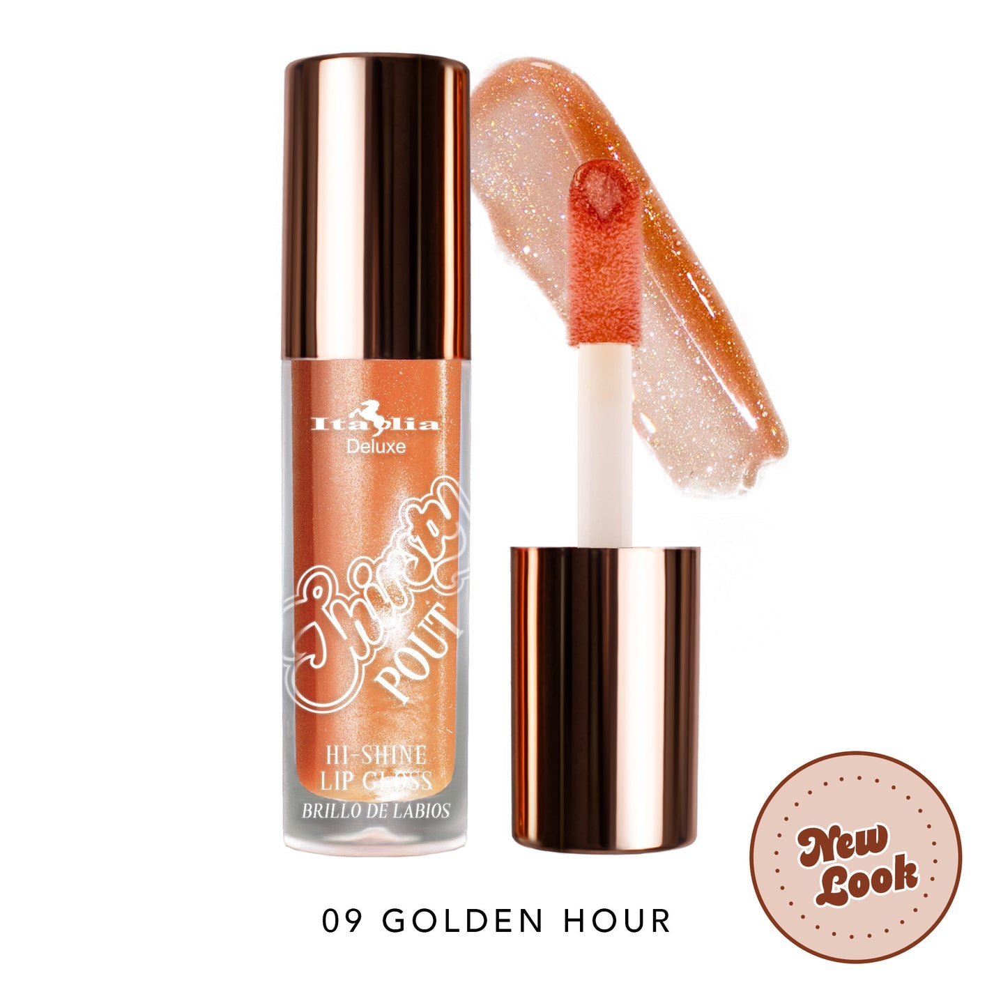 Italia Deluxe Thristy Pout Lip Gloss GOLDEN HOUR