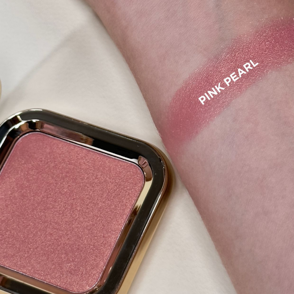 Atenea Rubor En Polvo Compacto Tono Pink Pearl