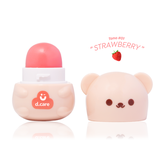 Dapop Baby Bear Lip Balm Tono #1 FRESA