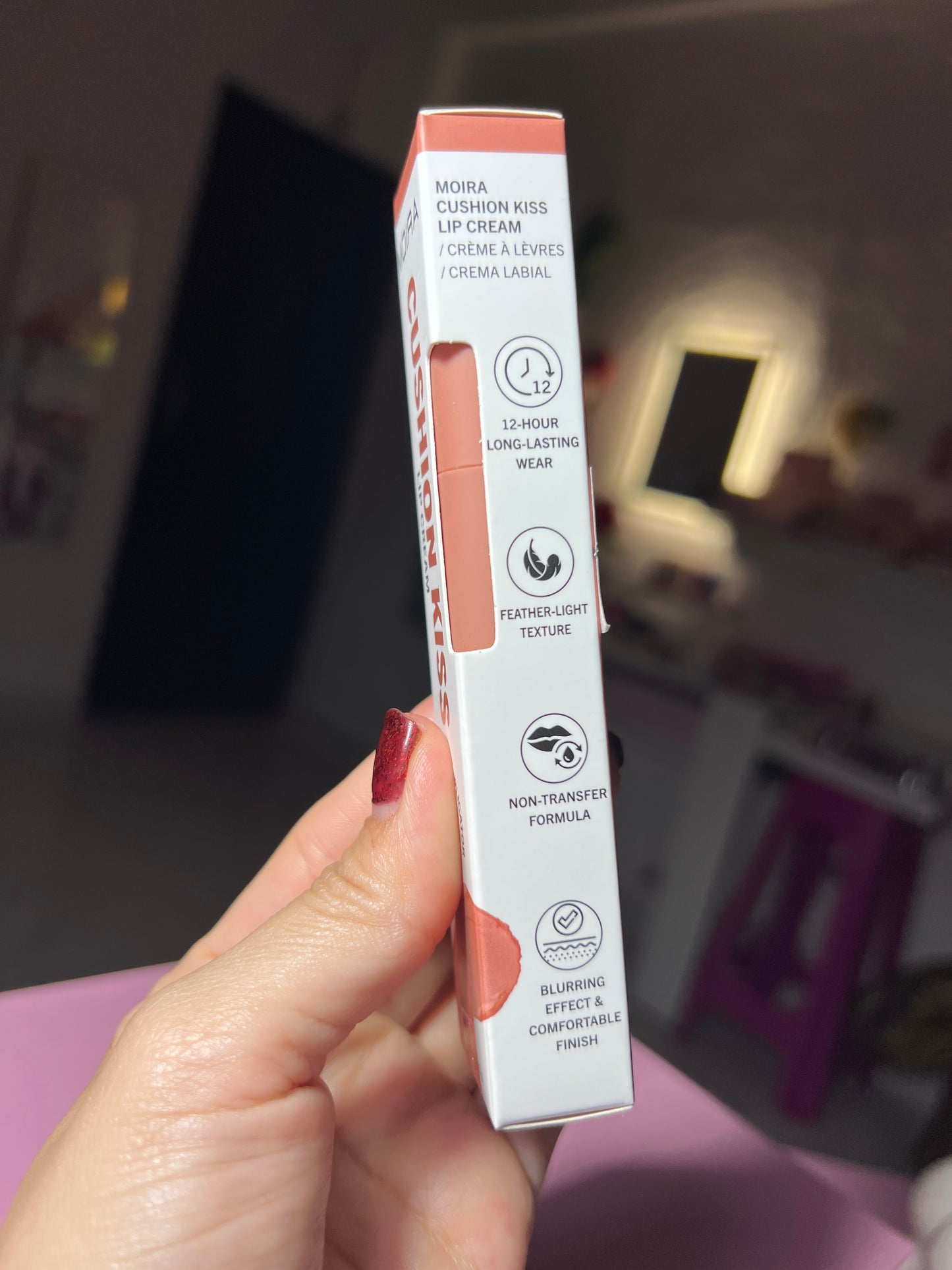 Moira Cushion Kiss Lip Cream Tono #12