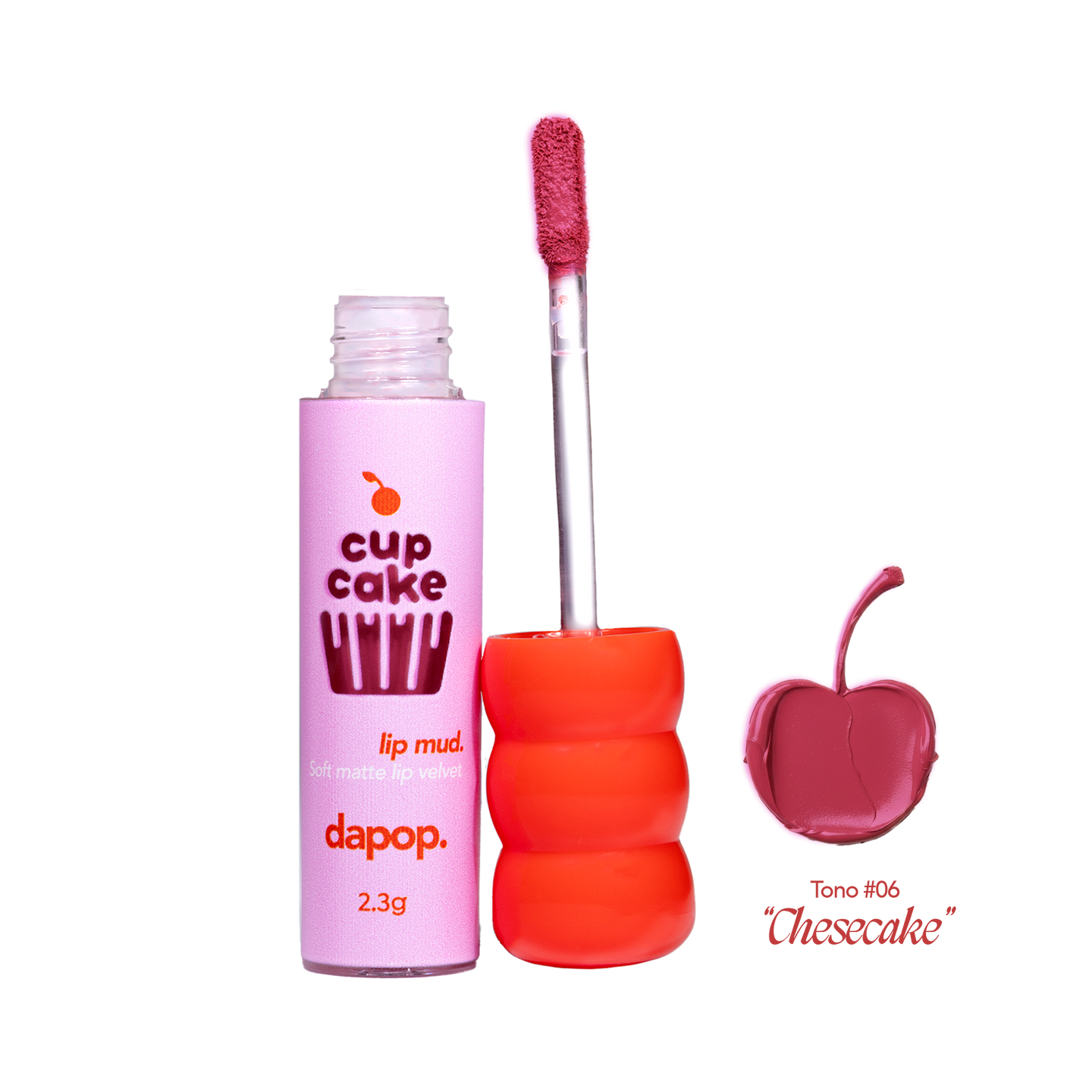 Dapop Cup Cake Labial Mate Aterciopelado Tono 06 Chesecake