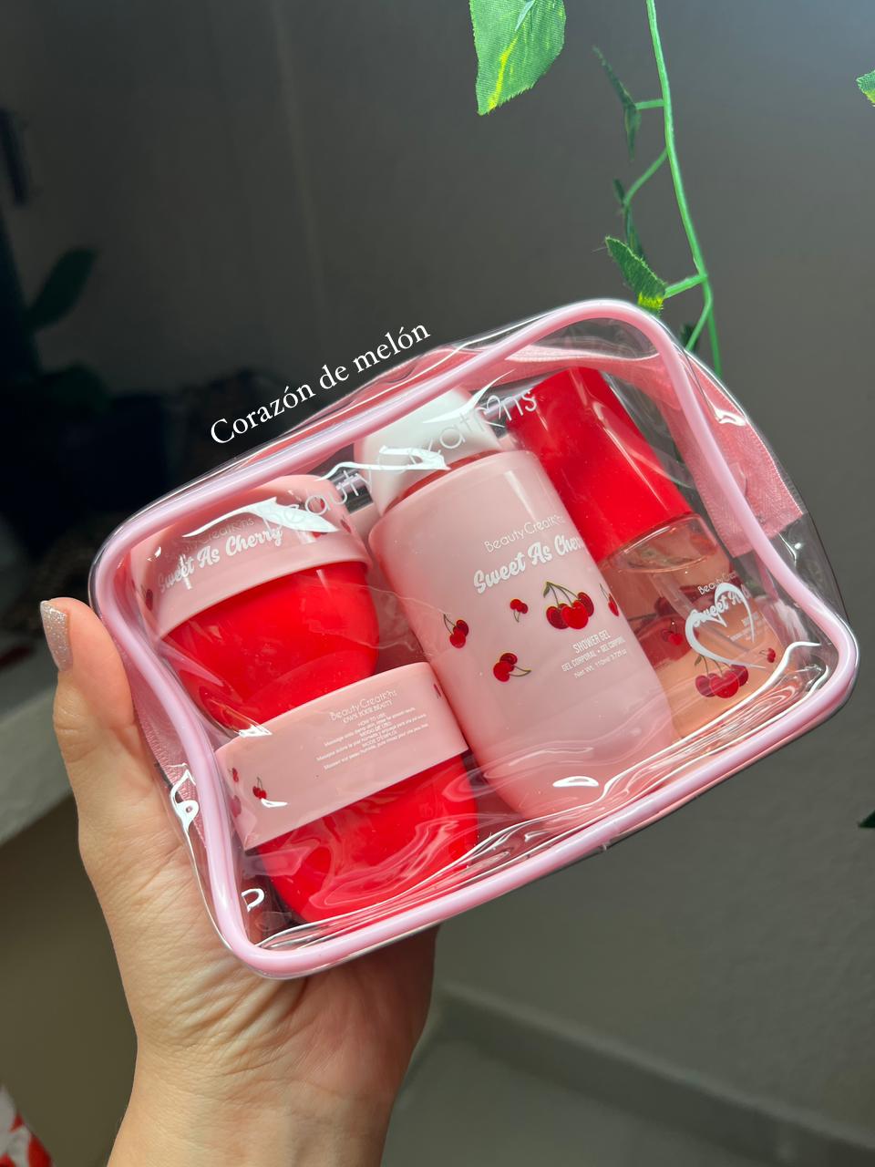 Beauty Creations Mini set Corporal Skin Care CHERRY (cereza )🍒