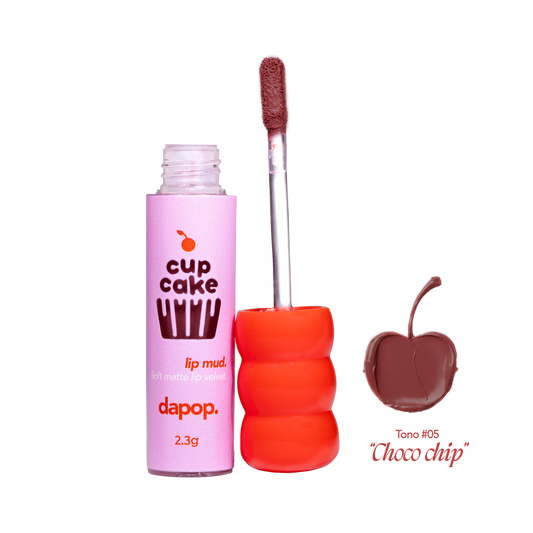 Dapop Cup Cake Labial Mate Aterciopelado Tono 05 Choco Chip