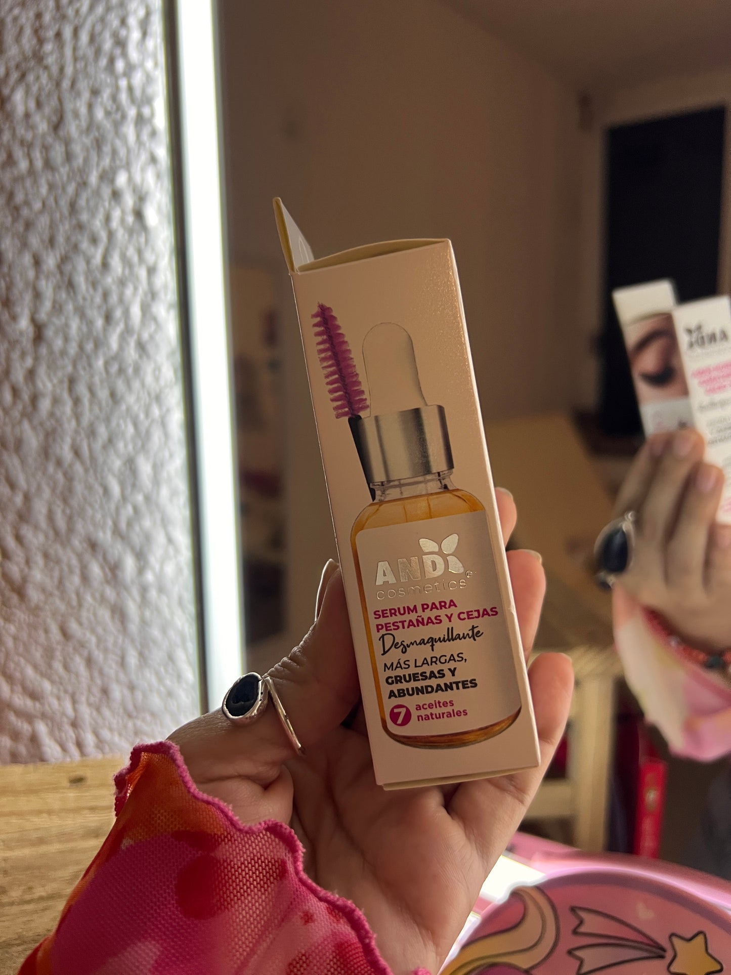 And Cosmetics Serum y Desmaquillador pestañas y cejas