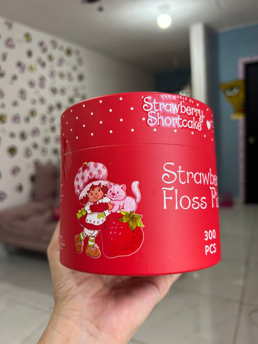 Celavi Rosita Fresita Limpiador de Dientes Rosa y Rojo 300 pz