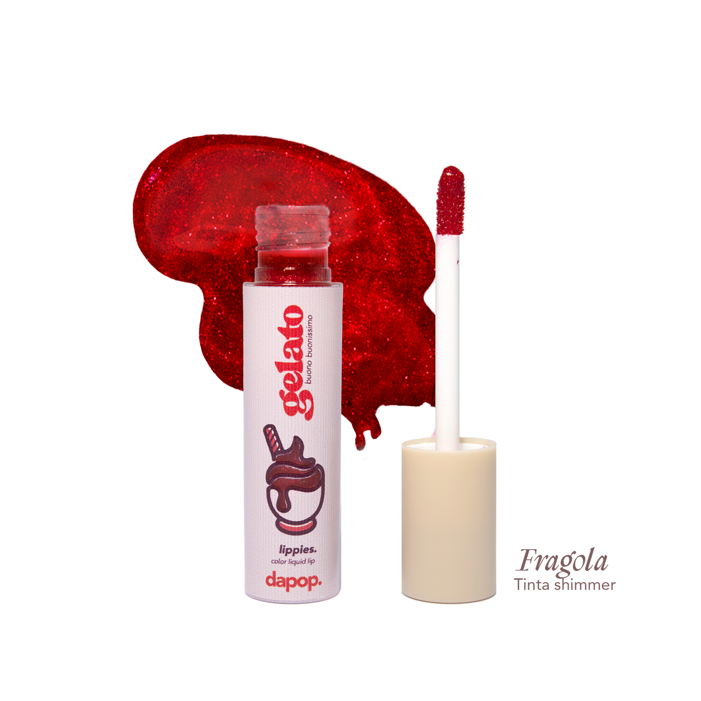 Dapop Gelatto Set para Labios Diferentes Texturas