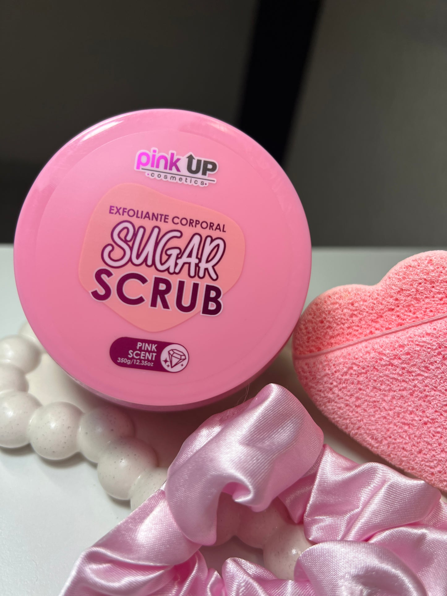 Pink up Sugar Scrub Exfoliante Rosa (no Incluye decoración )