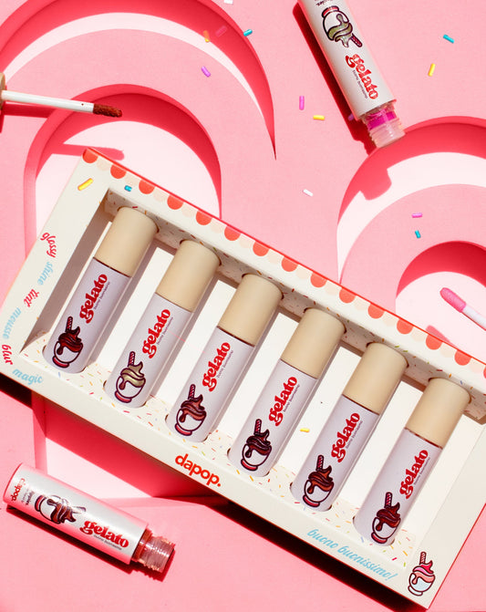 Dapop Gelatto Set para Labios Diferentes Texturas