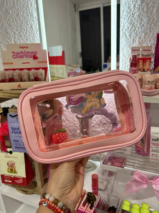 Beauty Creations Cosmetiquera Clearly Pink