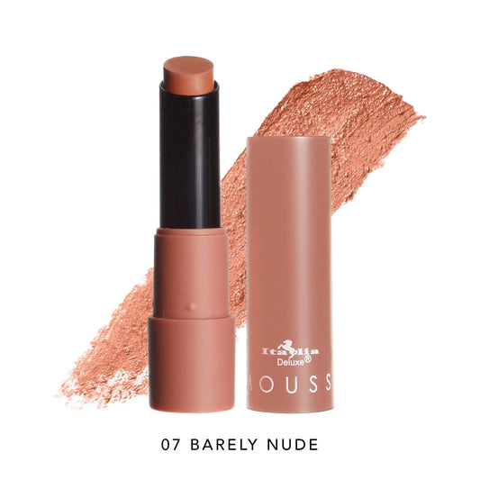 Italia Deluxe Mousse Matte Labial en Barra TONO BARELY NUDE
