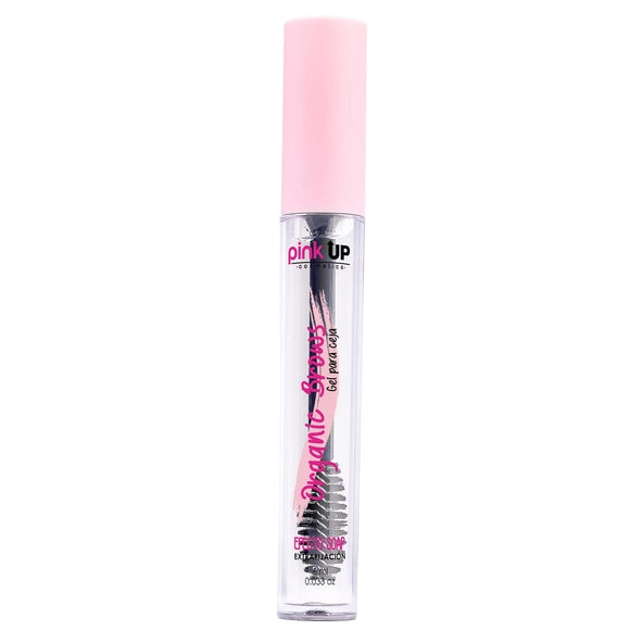 Pink Up Organic Brown Gel ceja transparente