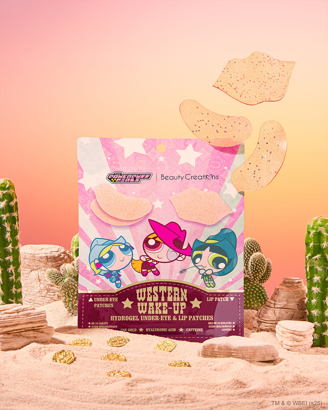 Beauty Creations Chicas Super Poderosas 	Parches Hidrogel Labios y ojos