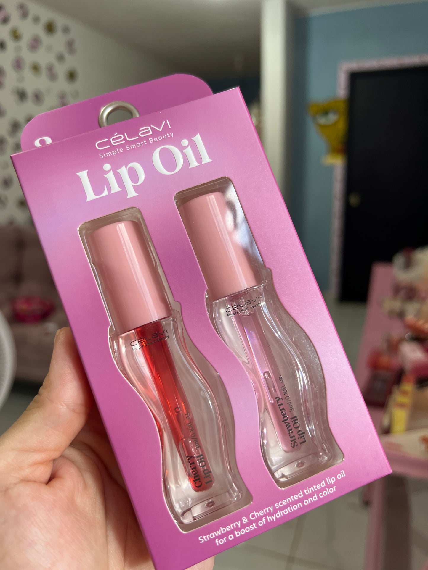 Celavi Lip Oil Cereza y Fresa