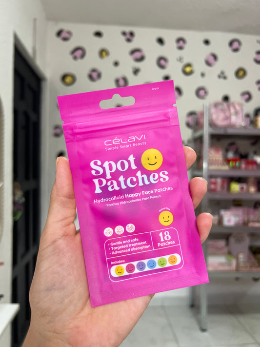 Celavi Parches para Granitos Carita Feliz de Colores Hidrocoloide 18 Pza