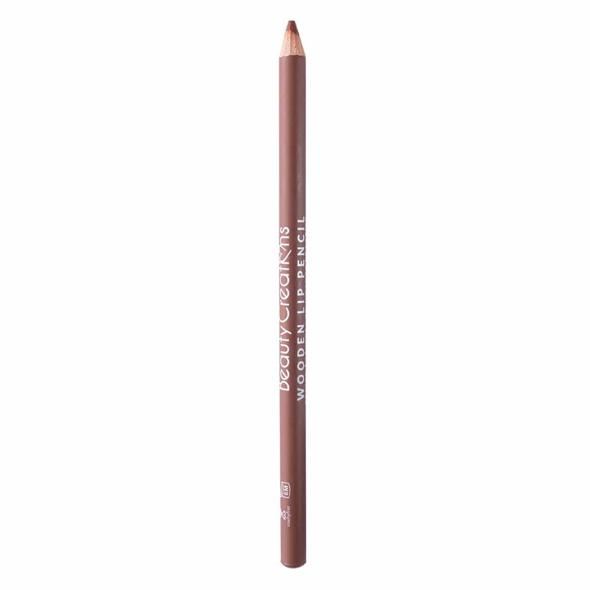 Beauty Creations Wooden Lip Pencil Delineador Labios Tono Nice &Toast
